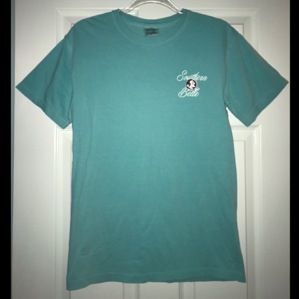 Florida State University teal “Southern Belle” tee